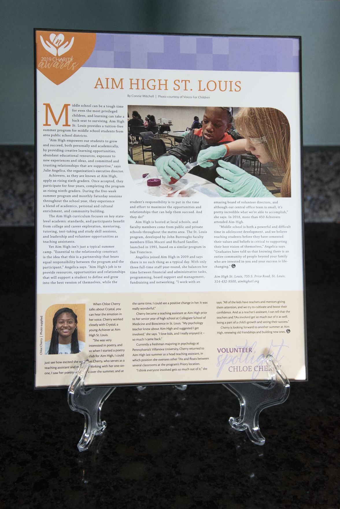 Ladue News 2019 Charity Awards